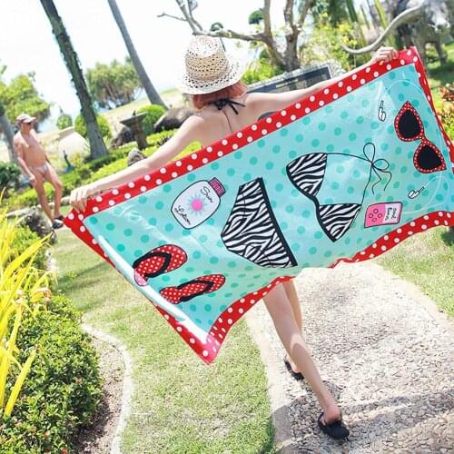 150*70 Summer Beach Towel for Adults Flamingo/Fruit/Flag Print Shower Bath Towel Quick Dry Bath Mat Beach Towel Travel Blanket