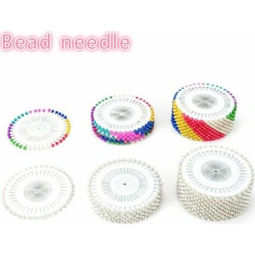 Colorful White Sewing Pins Straight Pins Head pins Round Pearl Head Dress making Pins for Crafts 40/240/480Pcs