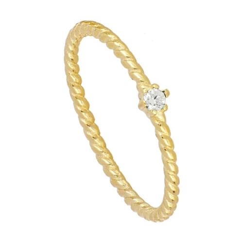 CANNER Hot Finger Rings for Women Simple Zircon Stone Rings Wedding Jewelry Anillos 925 Sterling Silver Bague Ring Bijoux Femme