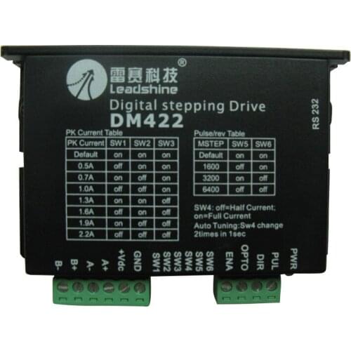 Digital DM422 DSP 42-57 Two-phase Stepper Motor Driver 2.2A 128 Segments 20-40VDC