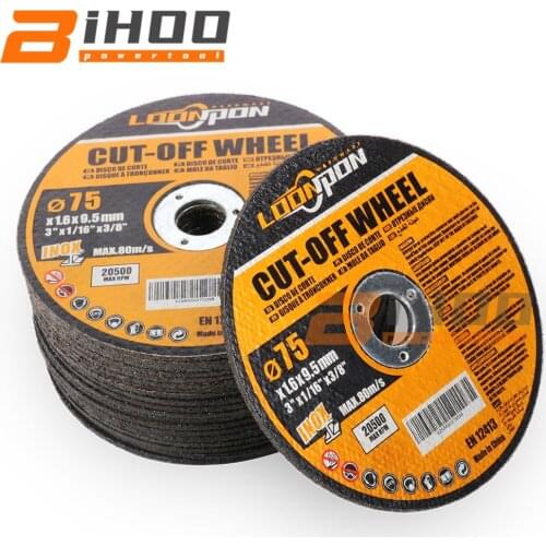 5-50Pcs 75mm Resin Cutting Disc 10mm Bore Cut Off Wheel Angle Grinder Disc Slice Fiber Reinforced for Metal Stainless Steel