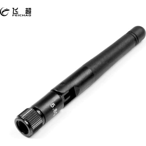 FEICHAO External 2dBi Wireless LAN 5.8G Glue Stick Antenna FPV Folding Antenna SMA/RP-SMA for FPV RC Racing Drone Models