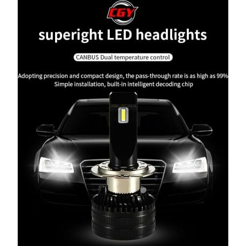 CGY-16000LM Car LED Lights Fog Lamps H7 H1 H4 H8 H9 H11 LED 4300K 6000K 90W super bright headlights Dedicated Bulb for HYUNDAI