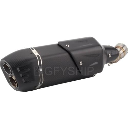 For BMW R 1200 GS LC 2013 to 2018 R1200GS LC ADV 2014-2018 R1200GS Escape Slip-on Motorcycle Exhaust Muffler And Mid Link Pipe