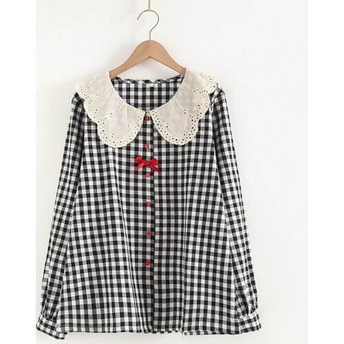 HEYMAYDAY Women's Plaid Shirts