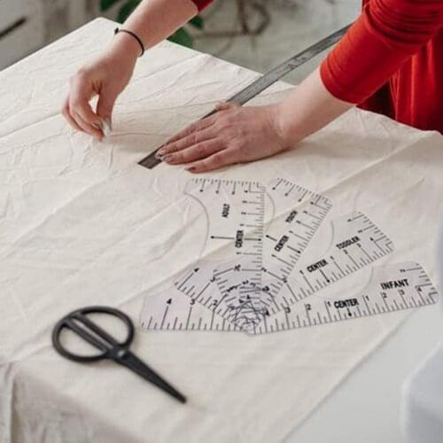 T-Shirt Ruler Guide Alignment Tool for Vinyl Alignment Tool for Graphics T Shirt Centering Tool Clear Transparent