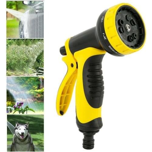 Multifunctional Garden aWatering Spray Gun Head Multi-Mode Water Sprayer High Pressure Car Wash Hose Nozzle Gardening Water Gun
