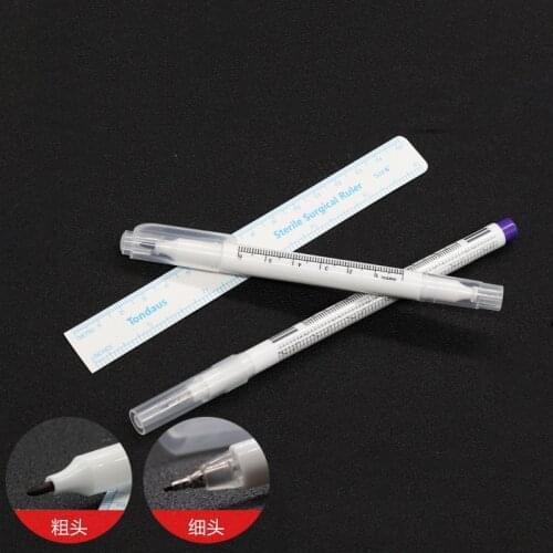 1pc Microblading Supplies Tattoo Marker Pen Permanent Makeup Accessories White Surgical Skin Marker Pen for Eyebrow Scribe Tool
