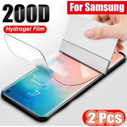 Screen Protector not Glass 2Pcs For samsung galaxy a71 a51 2019 a 51 71 51a 71a a515F a715F Full Cover Protective Hydrogel Film