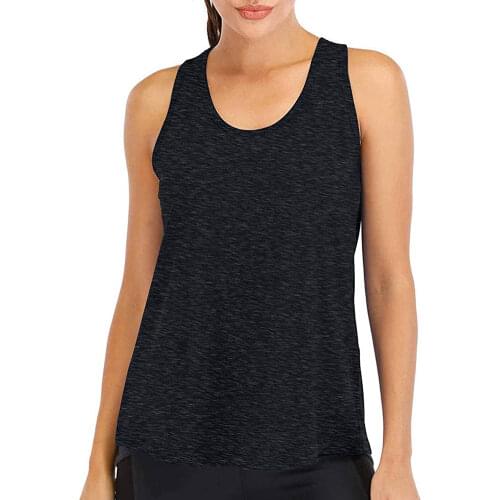 Women Summer Sporty Solid Color O Neck Sleeveless Quick Dry Raceback Vest Loose Blouse female clothes gym Plus Size camisetas de