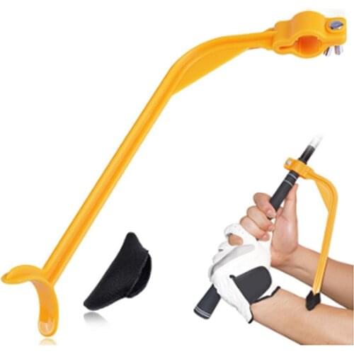 1pcs Golf Swing Trainer Beginner Gesture Alignment Practice Guide Golf Clubs Gesture Correct Wrist Training Aid Aids