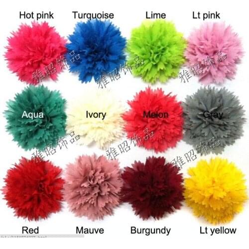 2018 Clothing accessories Angle chiffon headdress flower corsage hair lead the hoop hair hoop with flower headband 300pcs