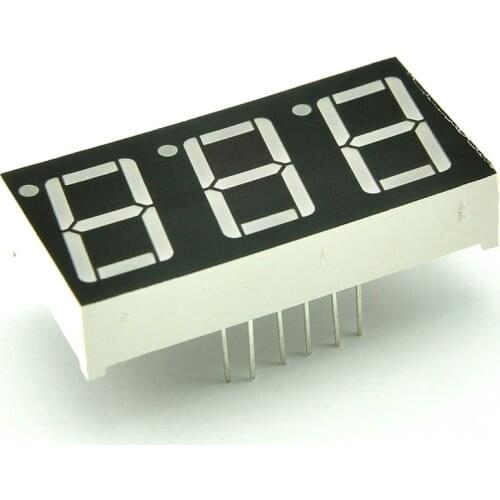 Glyduino 0.56'' inch 3 Bit Common Cathode Digital Tube LED Display Module for Arduino