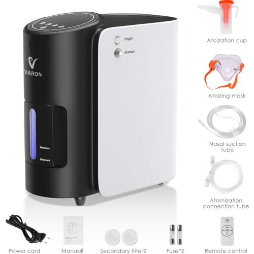 EU US Stock 1-7L/min Adjustable Home Atomization for Elderly Pregnant Mini Oxygen Generator Machine Oxygen Concentrator