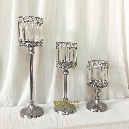 5 sets of European crystal candlestick wedding romantic home living room dining table decoration candlelight dinner props