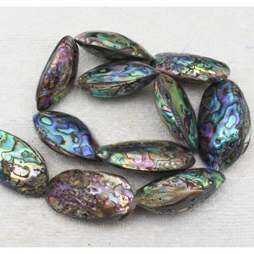 Beautiful Natural Big Abalone Shell 20-50mm Freeform Loose Beads ,Min.Order $10,provide mixed wholesale for all items