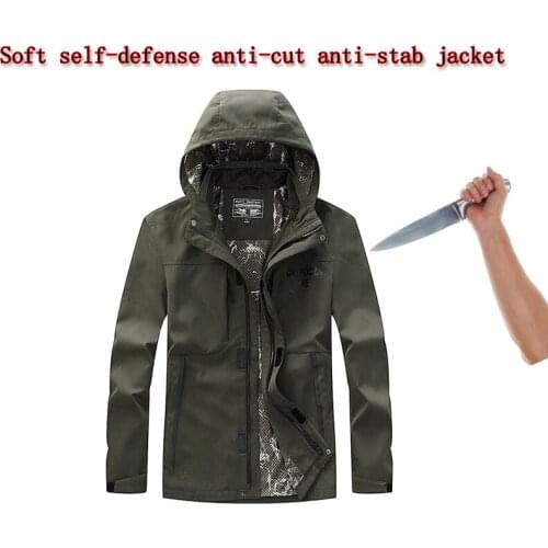 Self Defense Security Anti-cut Anti-hack Jacket Military Stealth Swat Police Personal Tactics Clothing 3 Colo Politie Kleding