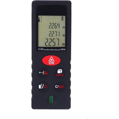 KXL-D40 40m/131ft Mini Laser Digital Distance 40M Rangefinder Measurer Range Meter High Precision Volume Spirit Level Handheld