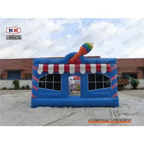 Ice-cream inflatable bouncer for children/ high quality colorful inflatable bouncer for sales
