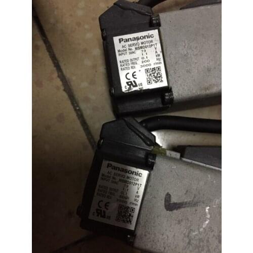 MSMD012P1T servo motor, used in good condition . 80% appearance new , good working , free shipping