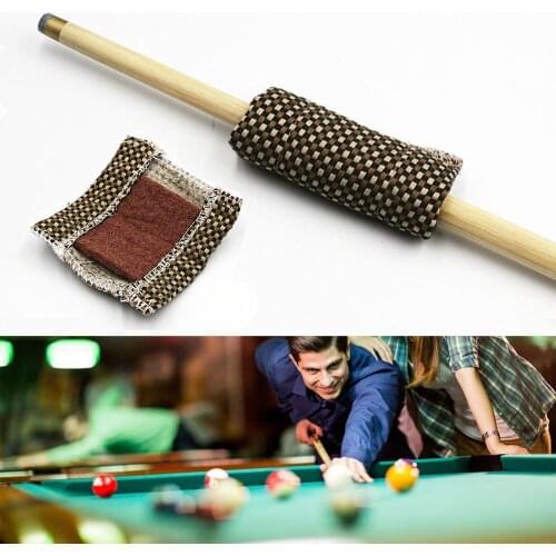 Multi-Function Billiard Accessories Polishing Tools Durable Pool Snooker Cue Cleaning Towel Cloth Care Burnishe Maintenance Tool