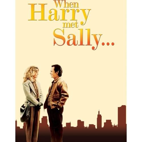 WHEN HARRY MET SALLY Movie Art print Silk poster Home Wall Decor