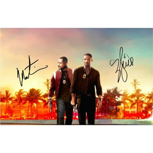 Bad Boys For Life Movie Signed Art Silk Poster Print 24x36inch