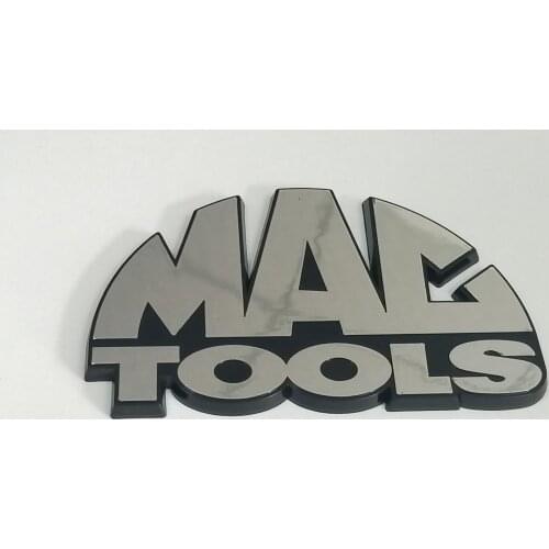 3D Design OEM 120mm MAC Tools Plastic Chrome Emblem Badge Logo