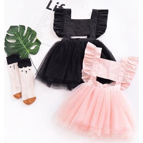 Princess Dress for Little Girl Kids Birthday Party Costume Girls Summer Bow Halter Dress Baby Girl Fancy Christmas Costume 1-4T