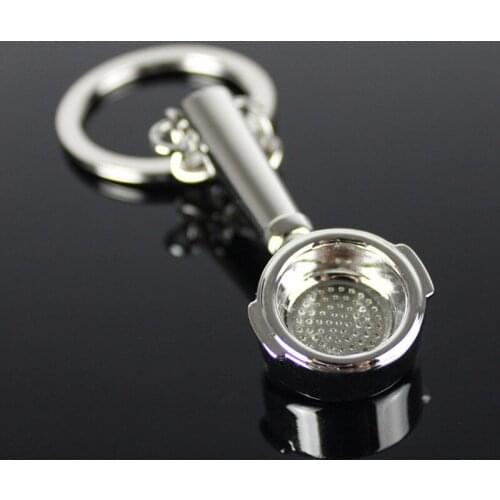 Coffee Filter Pendant Fashion Keychain Charm Coffee Series Keyring Decoration Bag Car Key Holder Gift Hanging Crafts Gift