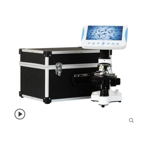 ]Professional optical biomicroscope student science experiment set blood test sperm fish disease high definition test