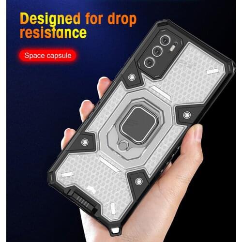 For Xiaomi Poco Poko M3 Pro 5G Shockproof Silicone Phone Case for pocophone x3 pro nfc f3 Space capsule Magnetic Ring cover