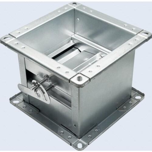 Manual air volume regulating valve, residual pressure valve, round square side valve, fresh air duct ventilation