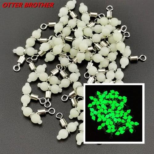 20PCS/Lot Luminous Cross Line Rolling 3 Way Fishing Connector Swivel Sea Fishing Hook Tackle Accessories High Quality Pesca