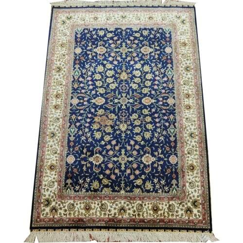 Seeykeep™ 3x4.5ft Rectangle Pure Silk Handknotted Oriental Rug-SK3036058
