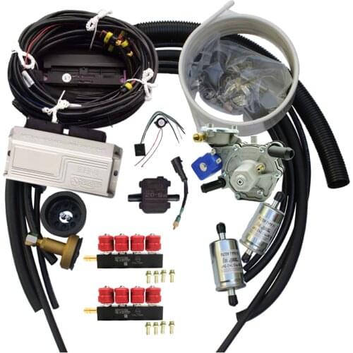 LPG Sequential Injection System Conversion Kits for 8 Cylinder Gasoline Fuel Injected Cars