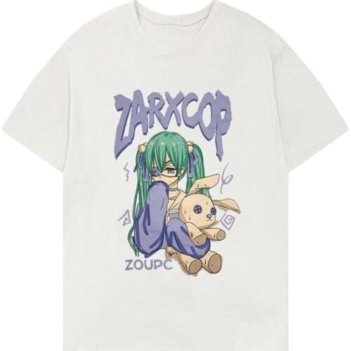 Y2K Woman tshirts goth harajuku anime kawaii Print girly graphics 2021 winter plus size clothing tops