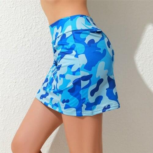 Women High Waist Jogger Short Pant Camouflage Skirt ShortsSports Fitness Short Sexy Summer Casual Printed Skirt Woman Clothing