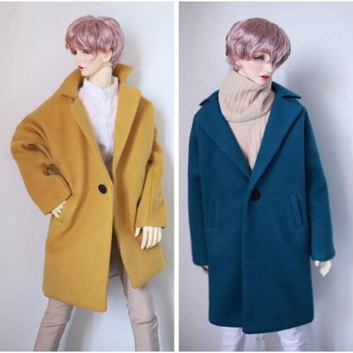1/3 Scale BJD Clothes Casual Fashion Winter Woolen Loose Coat For BJD/SD SD17 SSDF Strong Uncle Doll Accessories C0970