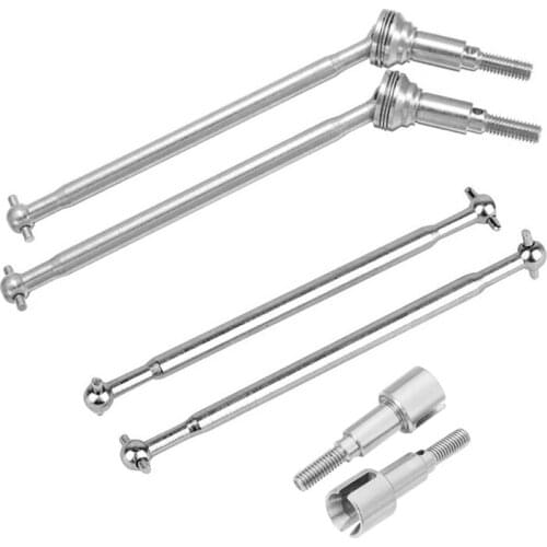 6Pcs Front CVD Drive Shaft Dog Bone Wheel Shaft Cup for Hosim XLH 9125 RC Car Upgrade Parts Accessories