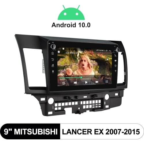 9 Inch Car Radio 1din Central Multimedia GPS 4G For Mitsubishi Lancer EX 2007-2015 With Android Auto & Car Stereo Apple CarPlay