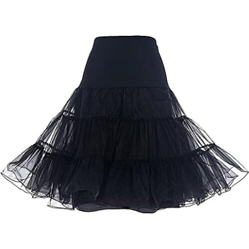 Womens Vintage Rockabilly Petticoat Skirt Tutu 1950s Underskirt