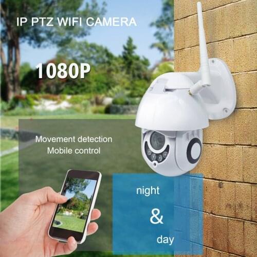 1080P High Definition CCTV IP Camera Waterproof Outdoor WiFi Security Camera Wireless IR 4LEDs Lights Camera