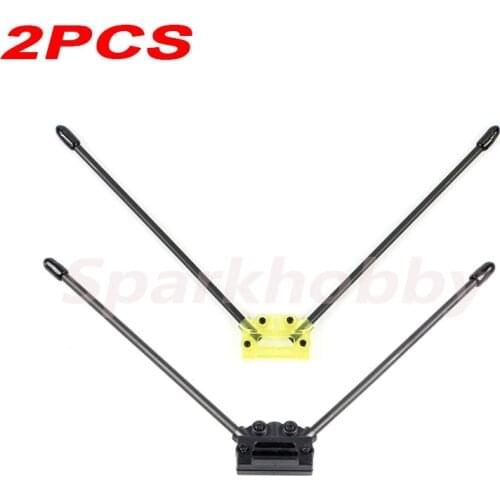 2PC Sparkhobby CC3D Atom V Type Receiver Antenna Pedestal Box Fixing Seat Mount Holder for Alien Across RC Multirotor Quadcopter