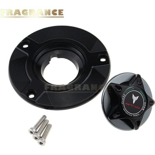 Logo 8 Colors CNC Aluminum Keyless Motorcycle Accessories Fuel Gas Tank Cap Cover for Yamaha MT-10 MT10 MT 10 2016-2018 2017
