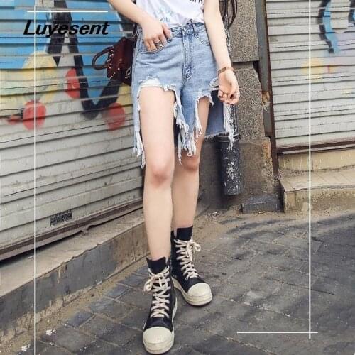 Luyesent Womens Short Jeans