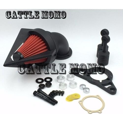 Motorbike Spike Intake Air Cleaner Kits For Harley Rocker Softail Cross Bones Softail 2008-2009 Road King, Street Glide