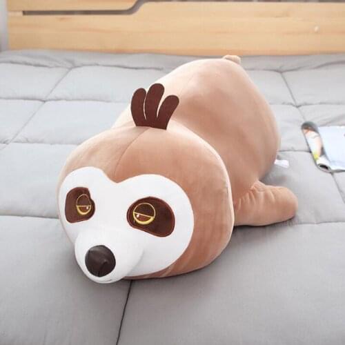 Cartoon Down Cotton Dove Plush Toy Doll Sloth Strip Pillow Cushion Simulation Mollusk Valentines Day Gift Girl Holiday Gift