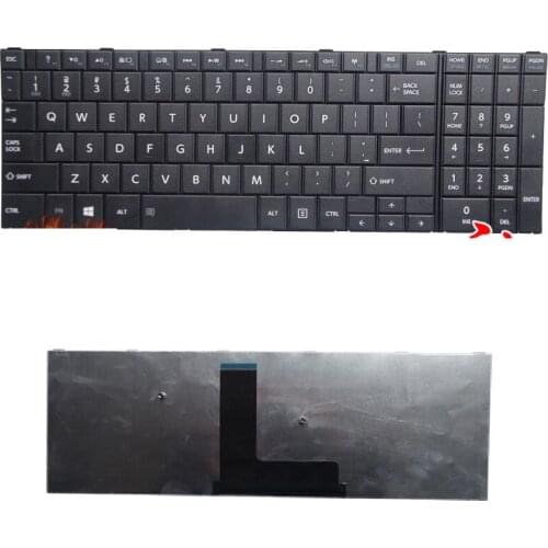 SSEA New US Keyboard black For Toshiba Satellite C50-B C55-B C50A-B C50D-B C55D-B C55-B5200 C55-B5201 laptop