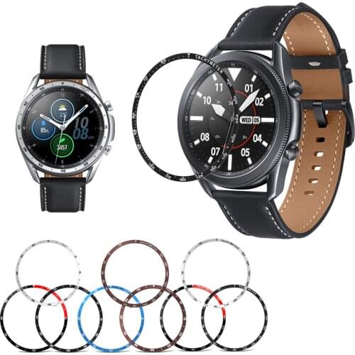 New Bezel Ring Styling Frame Case for Samsung Galaxy Watch 3 41 45mm Bracelet Stainless Steel Cover Anti-scratch Protection Ring